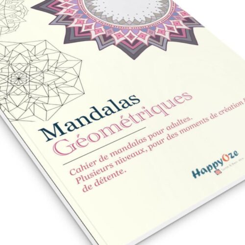 11 Mandalas géométriques, à colorier