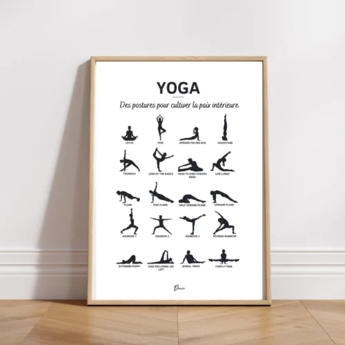 posters affiche yoga