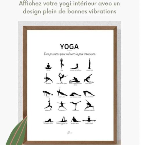 Affiche « Postures Yoga » by Dana©