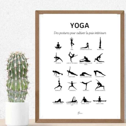 Affiche « Postures Yoga » by Dana©