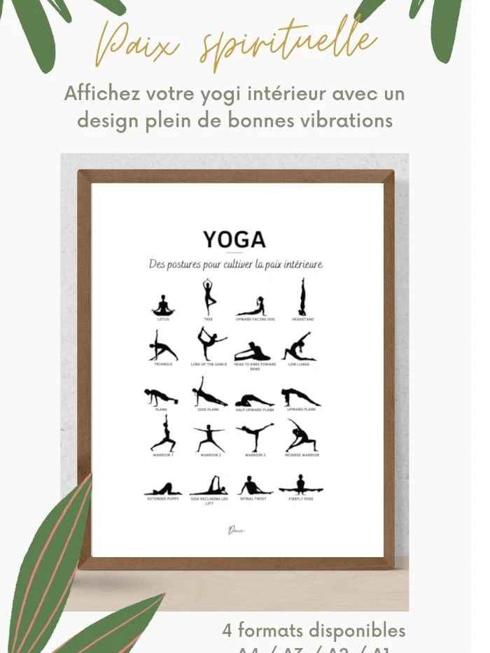 Affiche « Postures Yoga » by Dana©